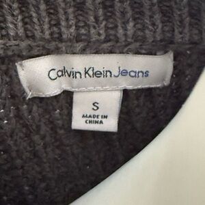 Calvin Klein Jeans Charcoal Knit Top